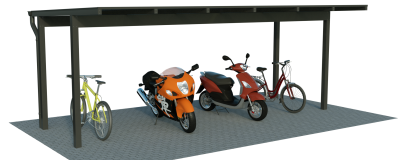 Duroport Fahrraddach